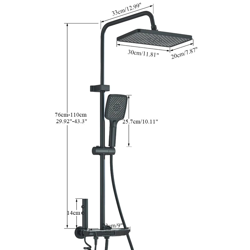 Luxury Smart Led Bathroom Shower Faucet Functions Smart