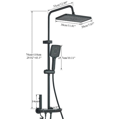 Luxury Smart Led Bathroom Shower Faucet Functions Smart