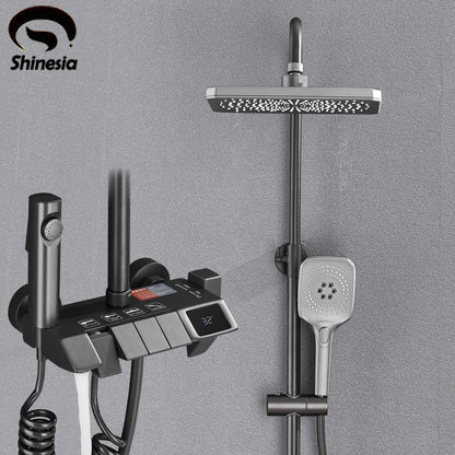 Rainfall Bathroom Shower System Digital Piano Key Shower
