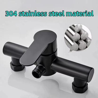304 Stainless Steel Bathroom Shower Faucet Wall Mounted