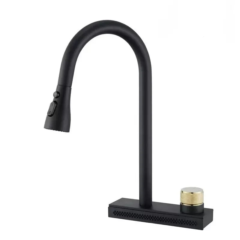Popular Waterfall Faucet 304 Stainless Steel Cold Rainfall
