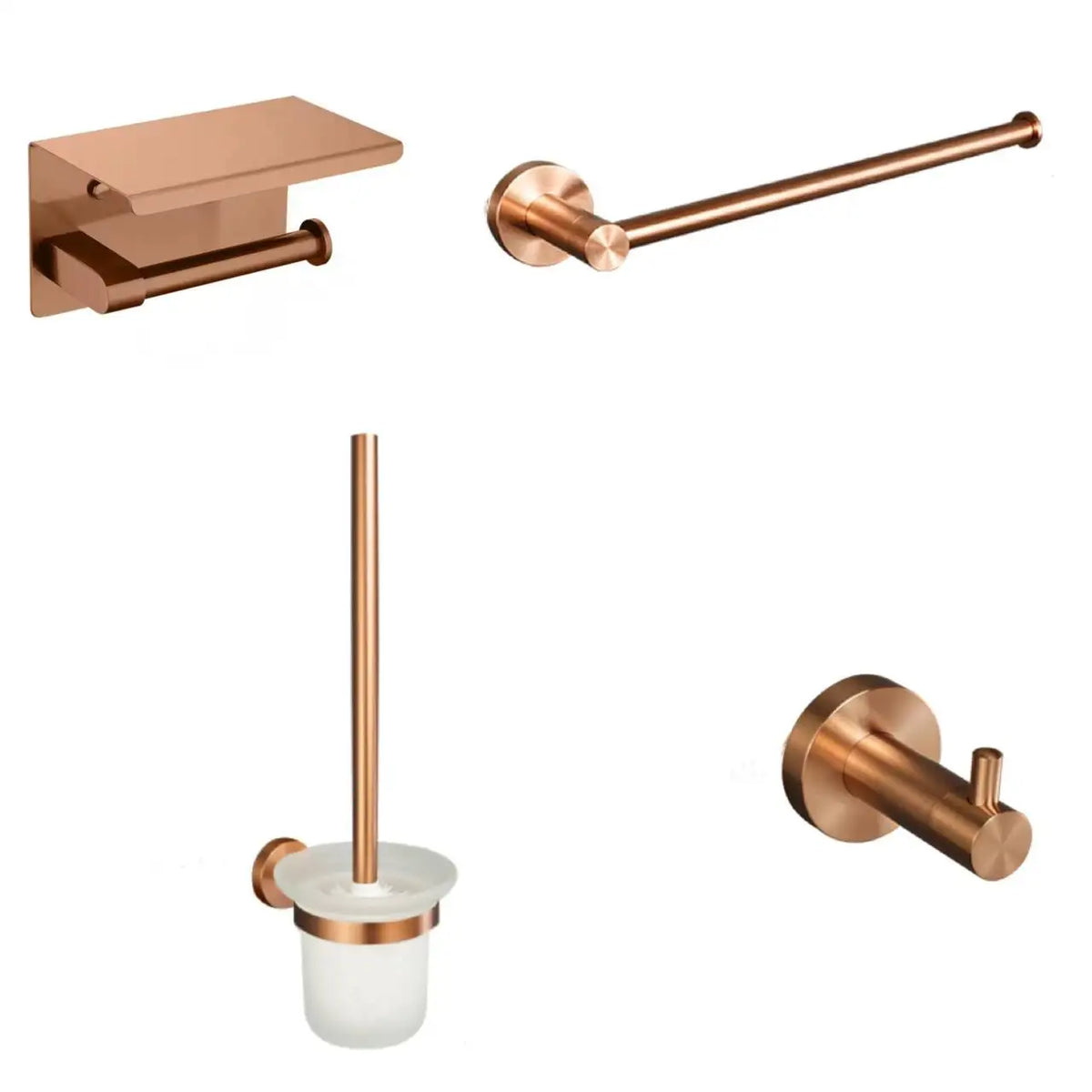 High Quality Brushed Rose Gold Bathroom Pendant Towel