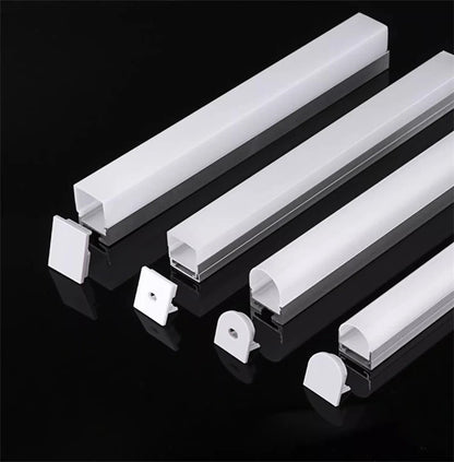 Three-Sided Glowing Led Aluminum Profile Tube Lamp Surface
