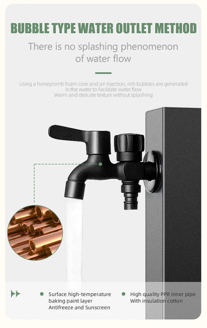 Garden Irrigation All-Copper Faucet 304 Stainless Steel Square