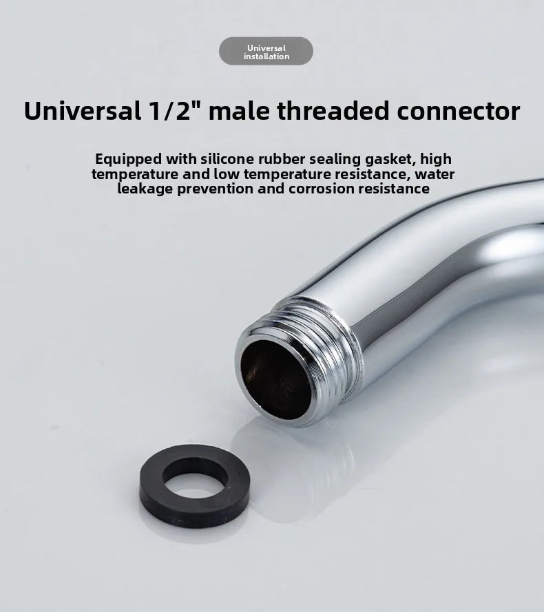 Shower Head Extension Arm Adjustable Angle Rotatable Connector