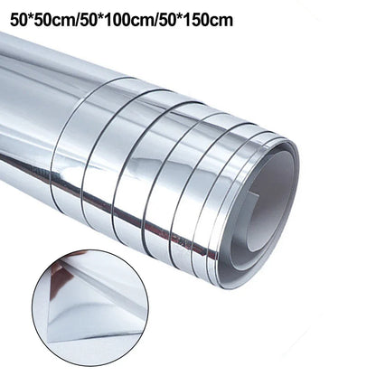 Wall Mirror Sticker Film Self-Adhesive Privacy Film Wall