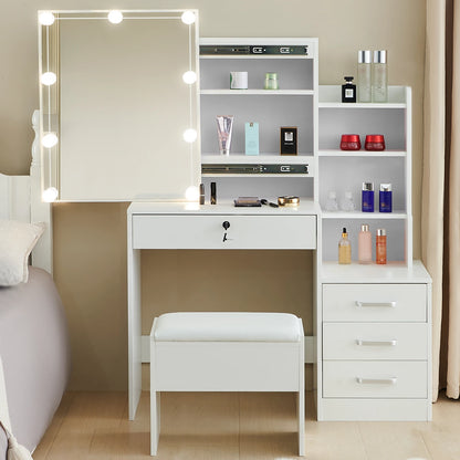 Ainpecca Dressing Table Led Lights Vanity Desk Led