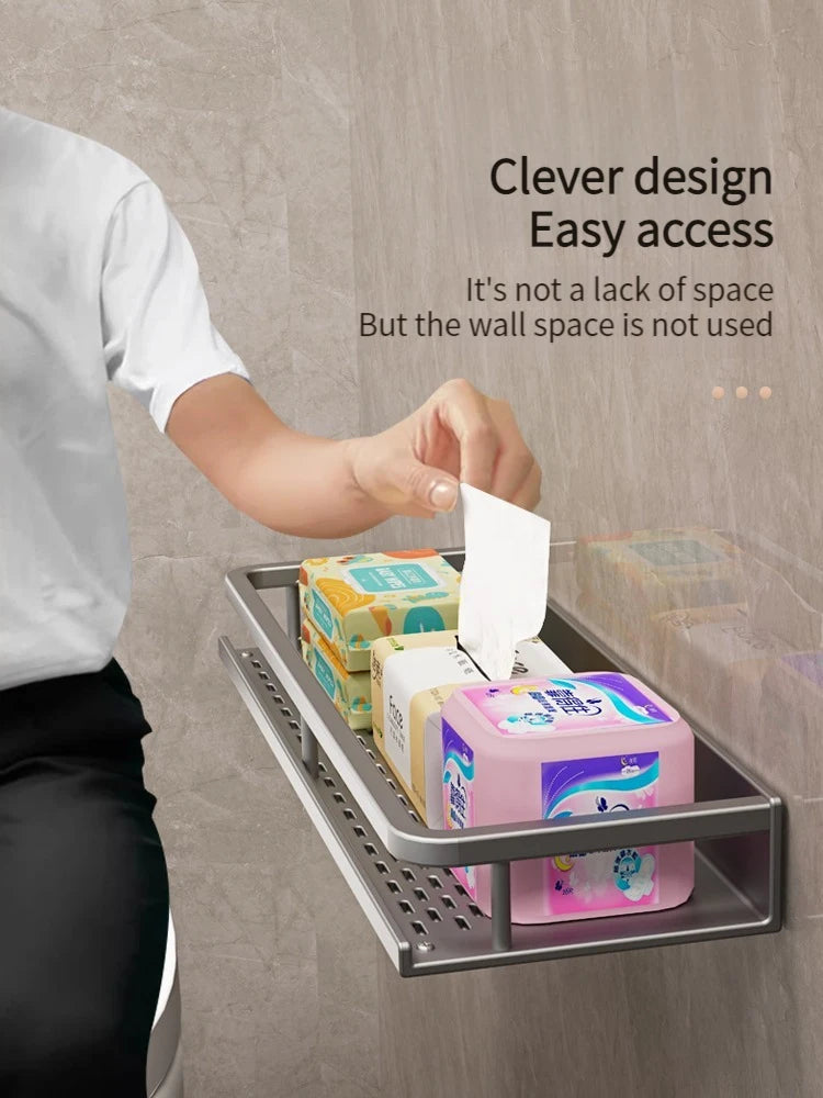 Bathroom Shelf Bathroom Towel Rack Shelves Wall Shower