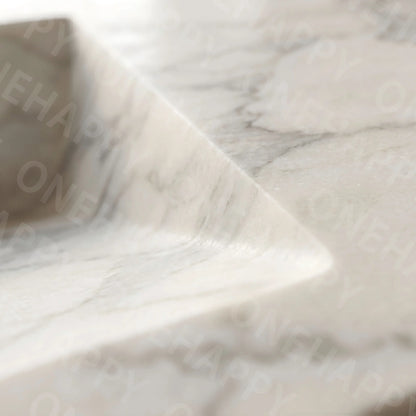 Any Size Custom Marble Seamless Stone Vanity Customizable