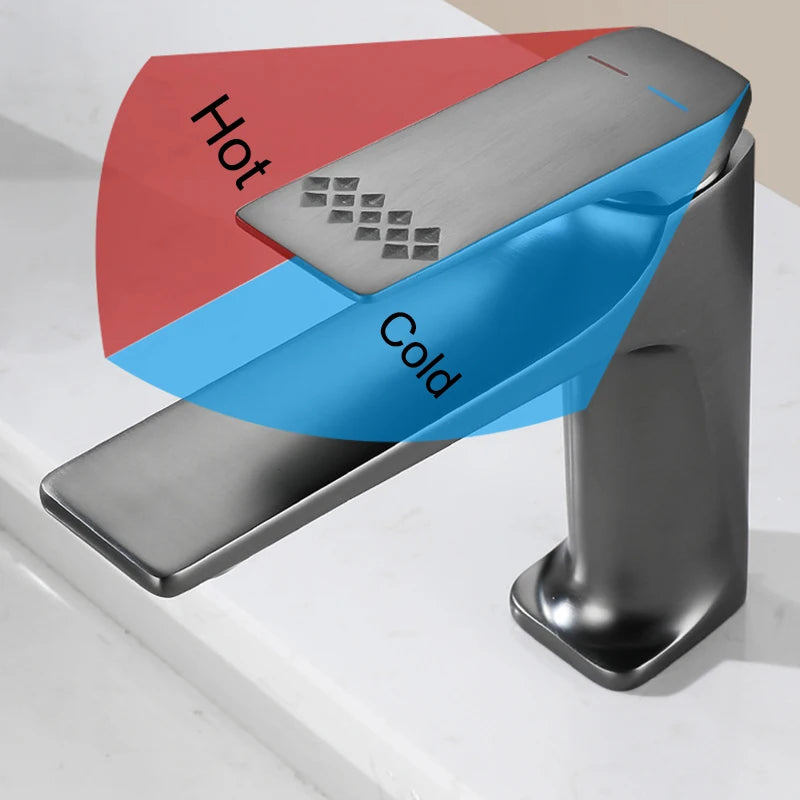 Wanmivezlo Modern Bathroom Sink Faucet Handle Deck Mounted