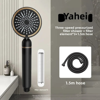 High Pressure Filter Shower Head Chlorine Removal Skin
