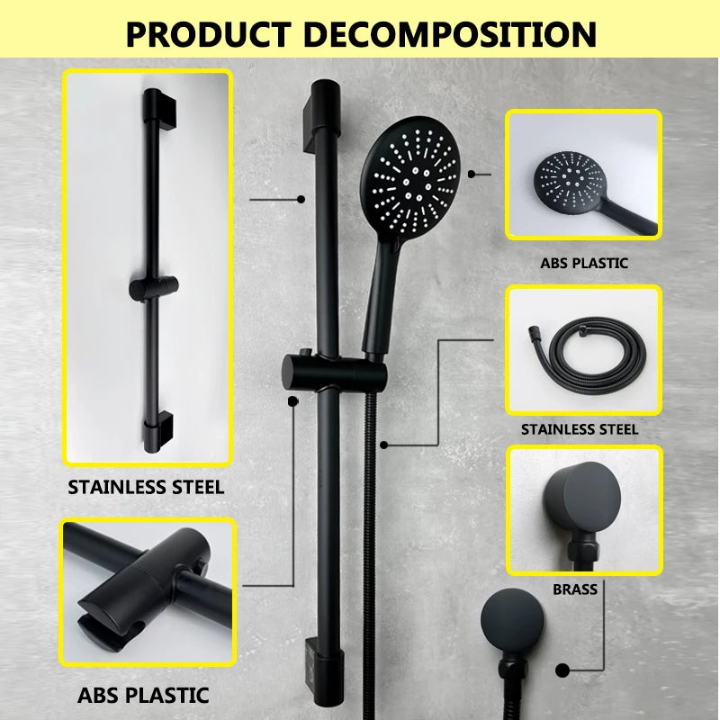 Sliding Hand Shower Functions Hand Shower Sliding Bar