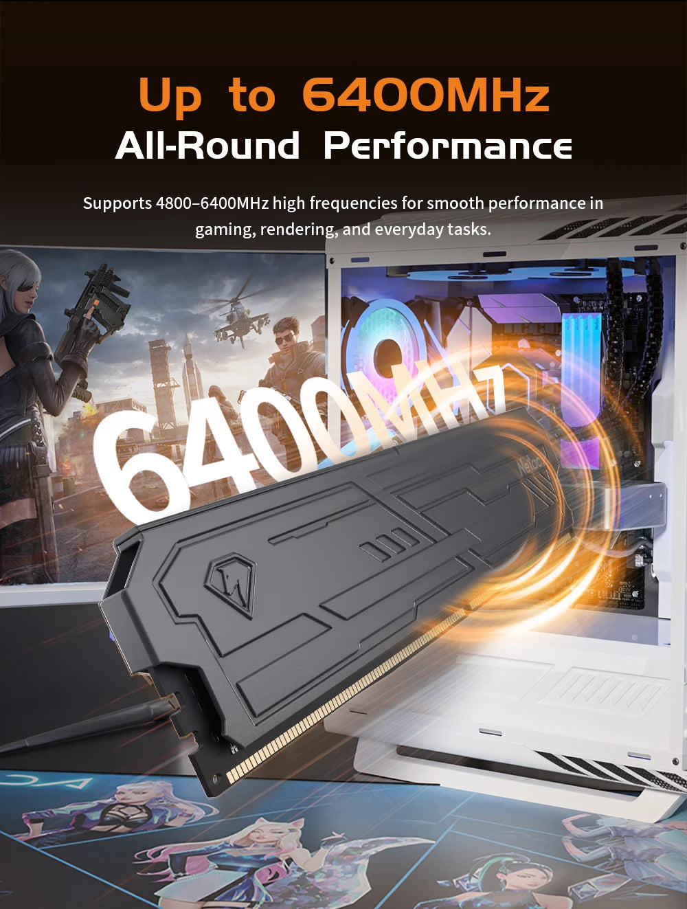 Netac Ddr5 32gb 16gbx2 Memoria Ram Ddr5 4800mhz