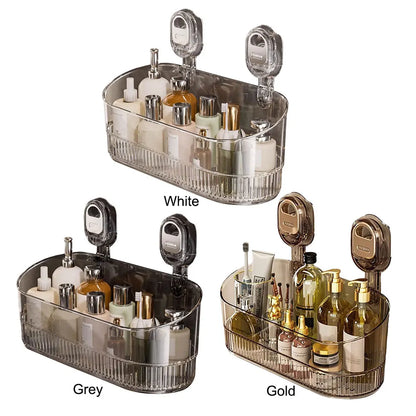 Hanging Shower Shelf Suction Storage Box Large Capacity