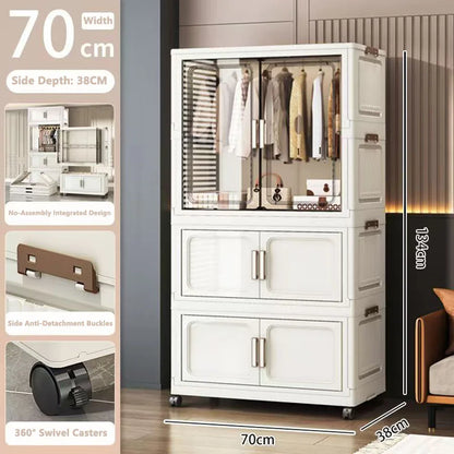 Multi-Functional Folding Storage Cabinet Office Bathroom