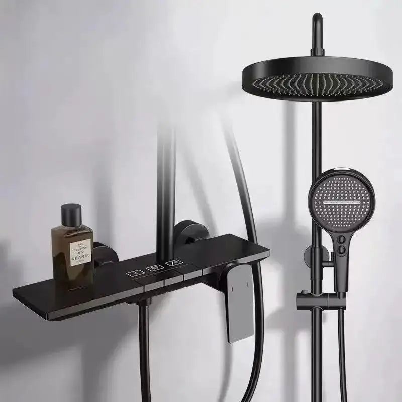 Rose Gold Bathroom Shower Cold Mixer Bath Shower