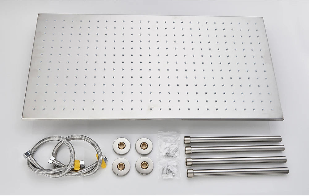 Luxury 80cm Rain Shower Head Chrome Big Top