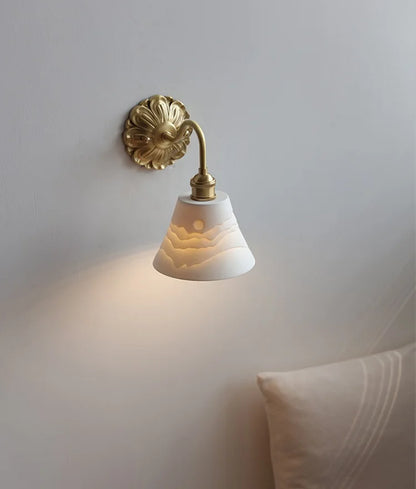 Iwhd Nordic Modern Led Wall Lamps Sconce Copper