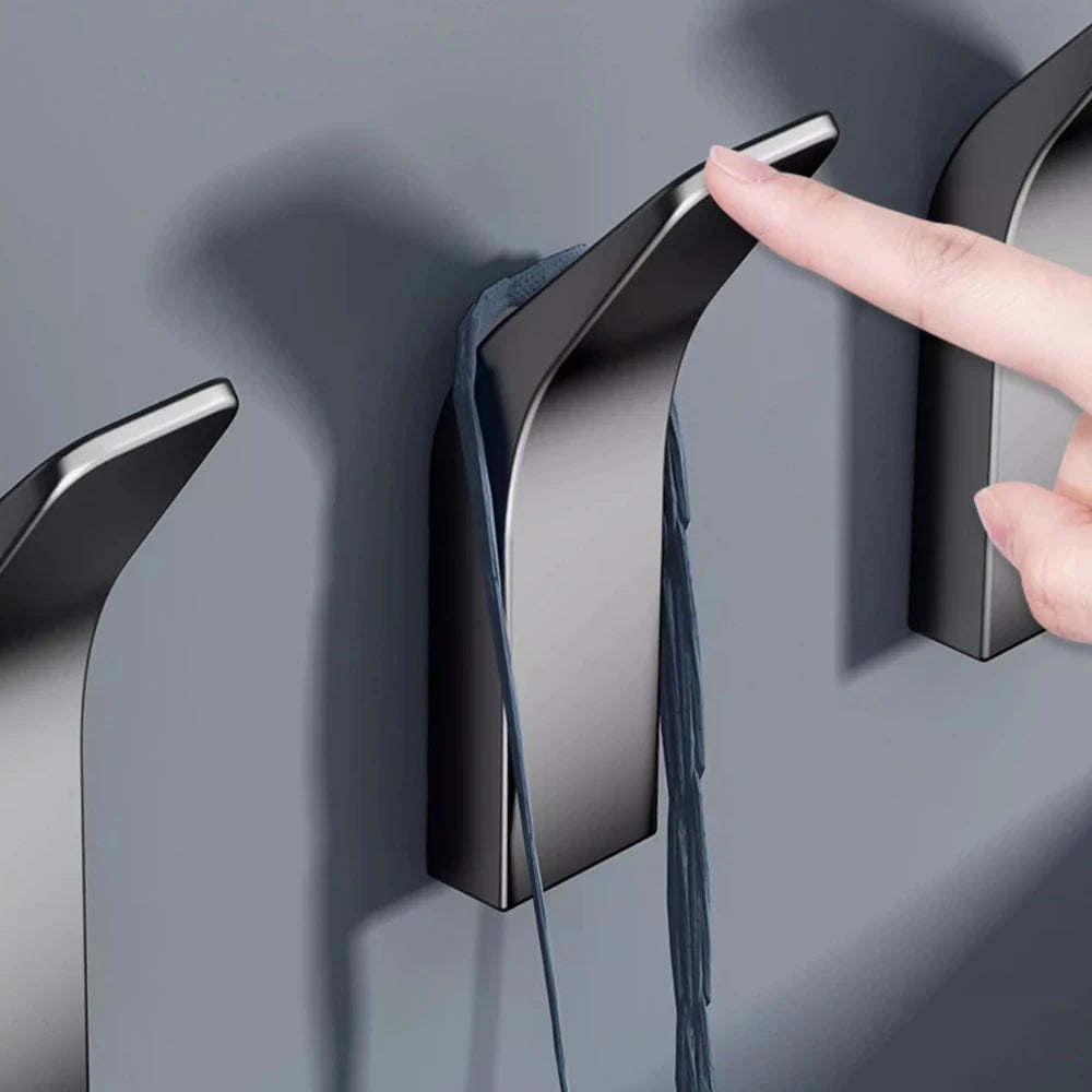 Black Matte Wall Hook Hanging Coat Rack Clothes