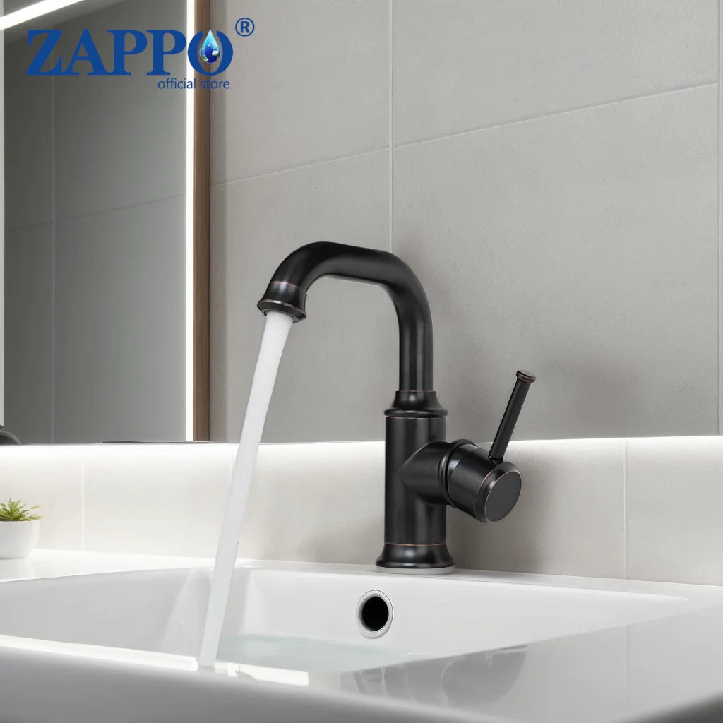 Zappo Bathroom Basin Faucet Rotatable Spout Cold Water