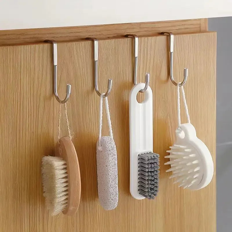 Stainless Steel Hook Double S-Shape Hook Punching Bathroom