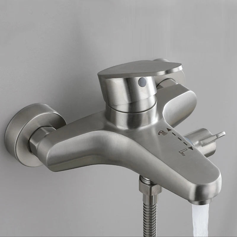 Bathroom Shower Faucet 304 Stainless Steel Mixer Tap