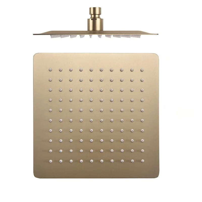 Square Rain Shower Head 304 Stainless Steel Ceiling