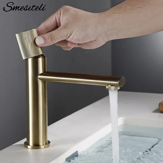 Smesiteli Bathroom Ceramic Core Sink Faucet Never Rust
