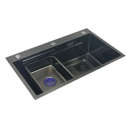 Nano Sink Matte Black Above Mount Washing Basin