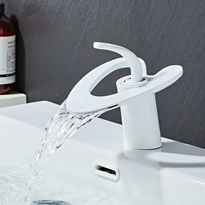 Waterfall Creative Bathroom Basin Faucet Sink Faucet Deck