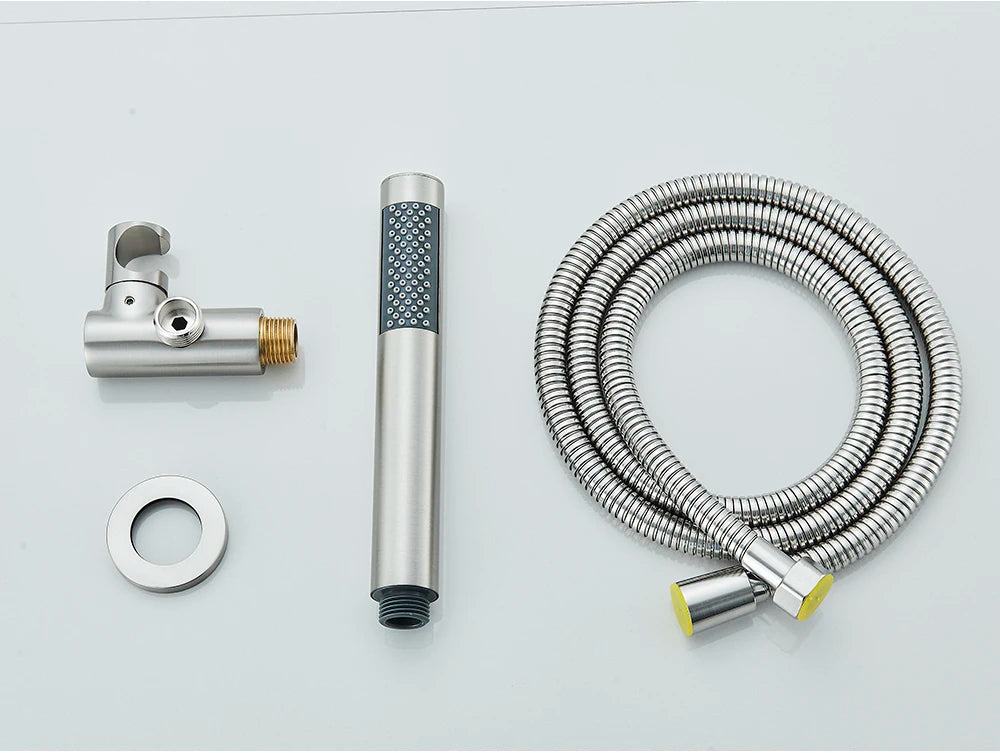 Poiqihy Golden Handshower Head 150cm Stainless Steel Shower