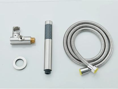 Poiqihy Golden Handshower Head 150cm Stainless Steel Shower