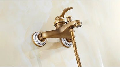 Poiqihy Wall Mounted Hand Held Shower Head Kit