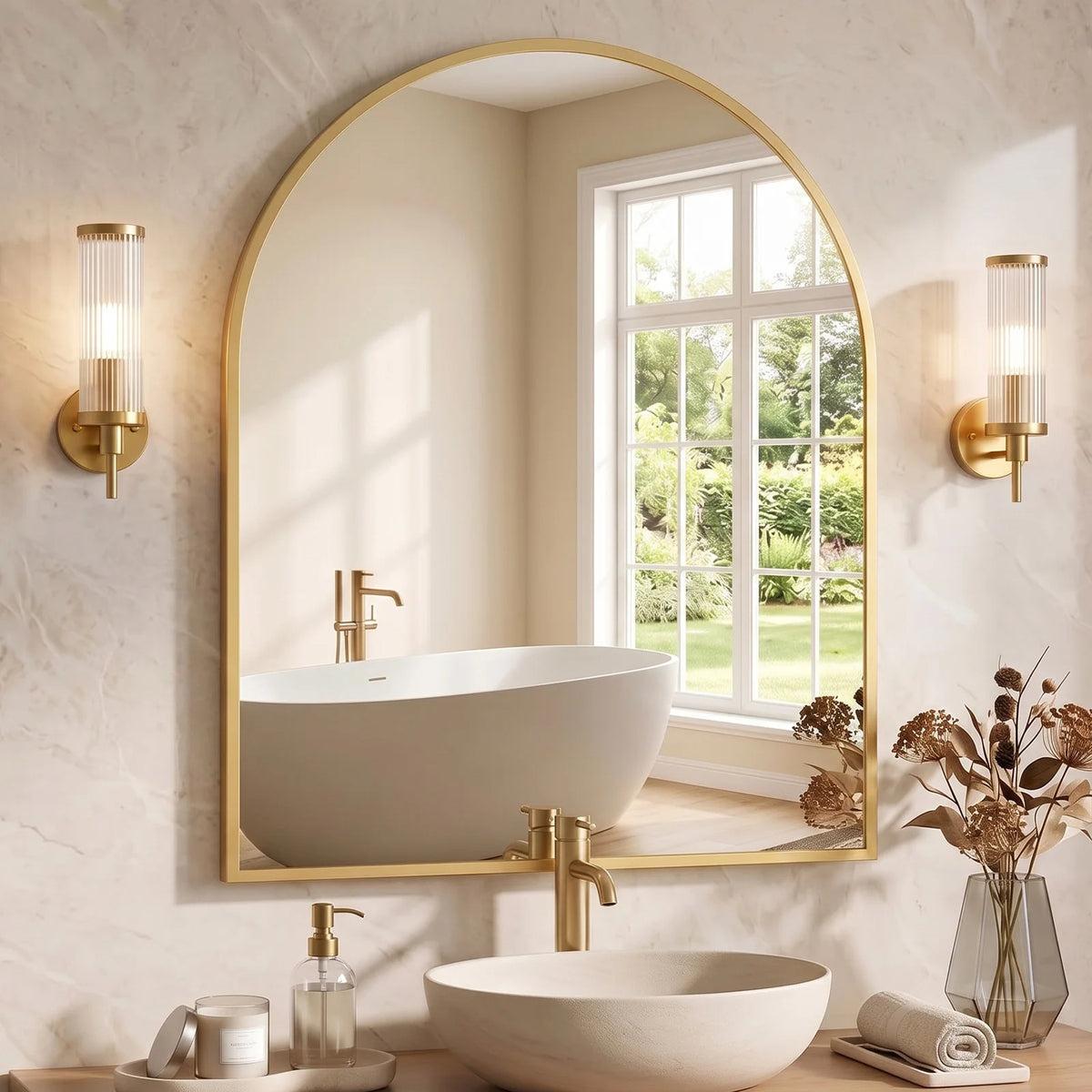 Mcq Arched Bathroom Mirror Or Over Sink Wall