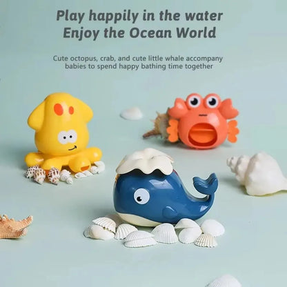 Baby Bath Toy Suction Cup Water Spinner &