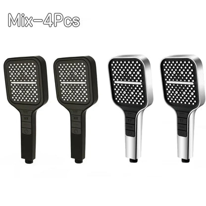 1-4pcs High Quality Bathroom High Pressure Rain Shower