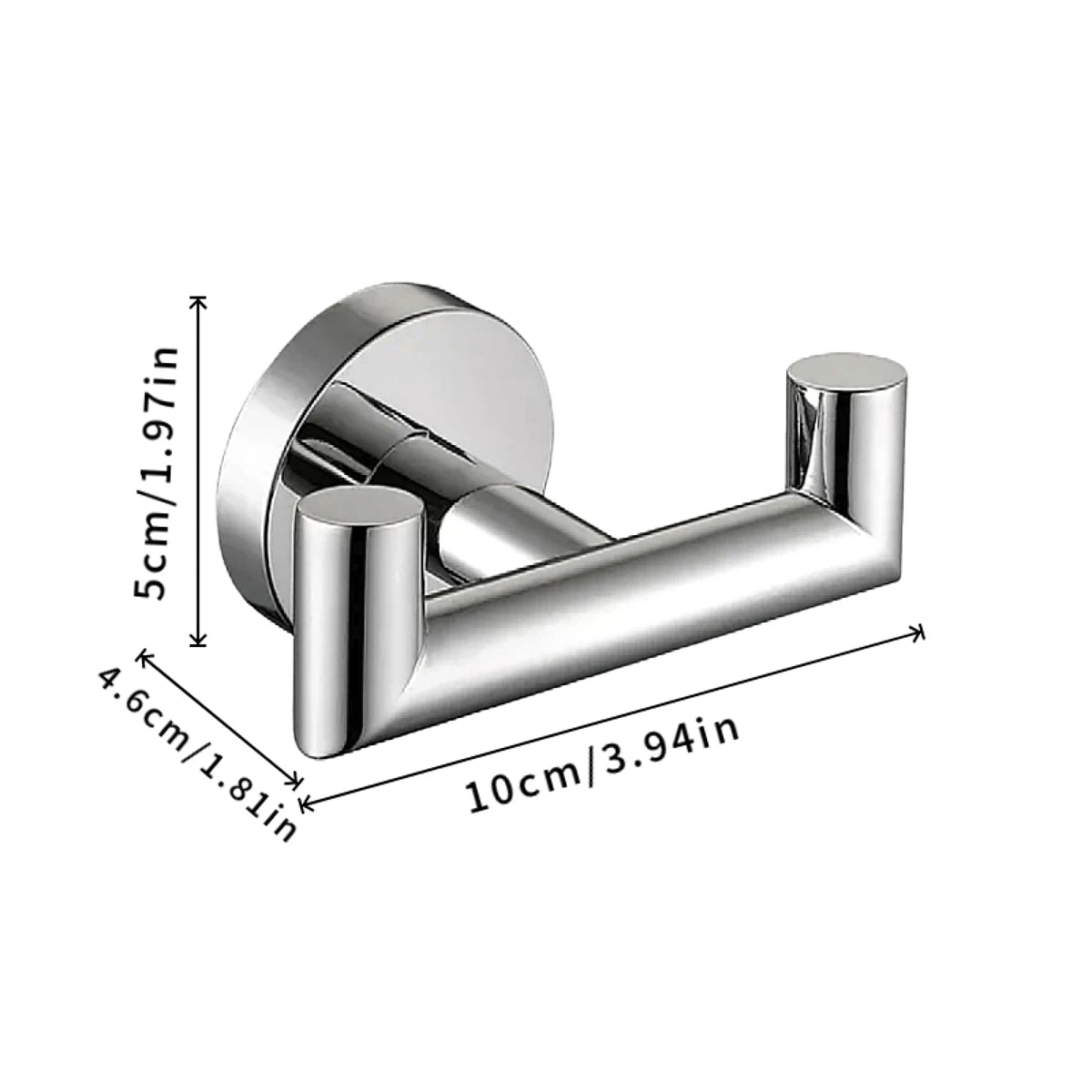 1pcs Or 2pcs 304 Stainless Steel Bathroom Double