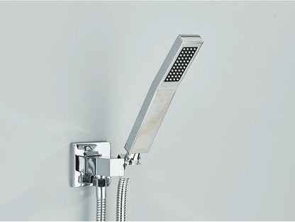 Poiqihy Golden Handshower Head 150cm Stainless Steel Shower