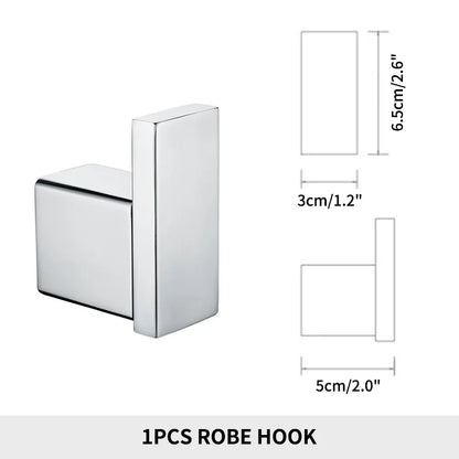 Stainless Steel Bathroom Wall Shelf Towel Bar Rack