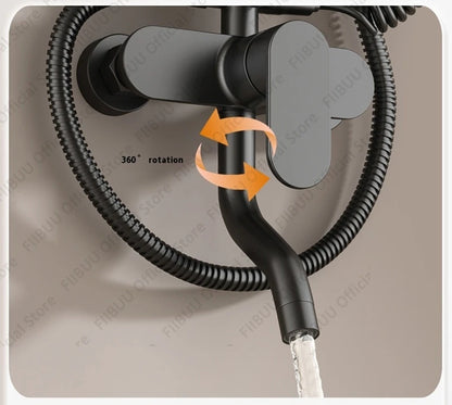 Pressure Water Massage Shower Water Saving Shower System