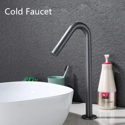 Tuqiu Smart Touch Bathrooomfaucet Gold Automatic Sensor Basin