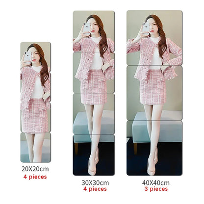 2mm Acrylic Mirror Wall Stickers Unbreakable Acrylic Full