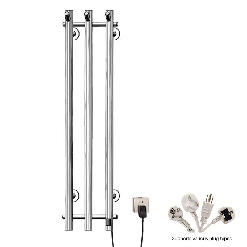 Bathroom Electric Heated Towel Rack 3/4 Bars Bathroom