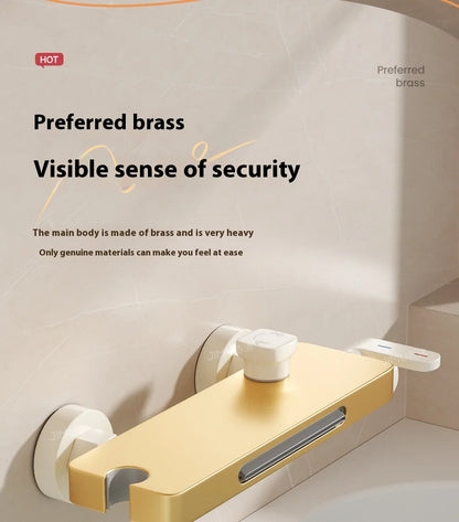 Cream Style Solid Brass Wall Mounted Bathtub Faucet