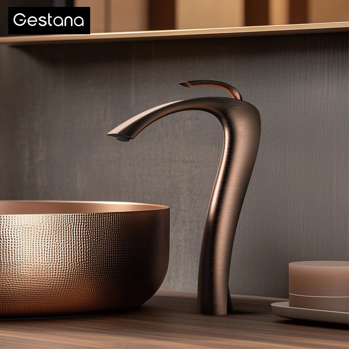 Chrome Luxury Brass Bathroom Vanity Faucet Modern Deck