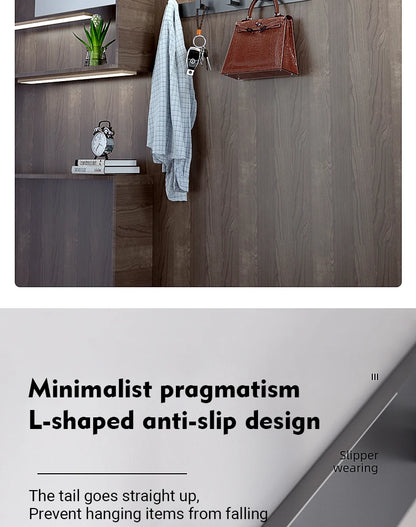 Bathroom Hardware Robe Hooks Matte Black/Gun Grey Color