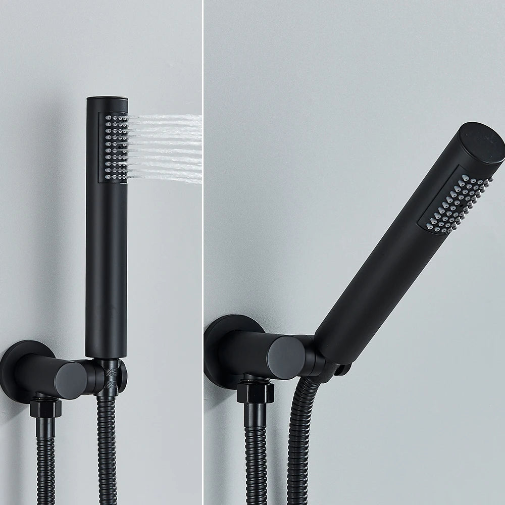 Poiqihy Golden Handshower Head 150cm Stainless Steel Shower