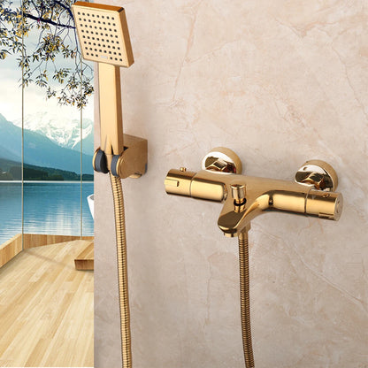 Kemaidi Golden Bathtub Faucets Thermostatic Mixer Faucet Constant