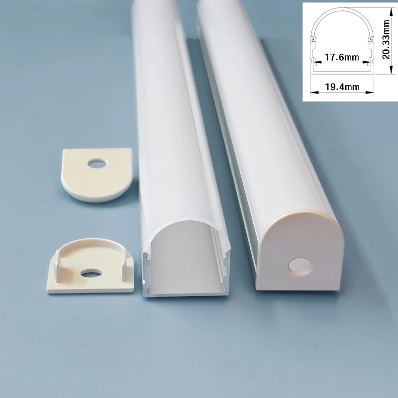 Three-Sided Glowing Led Aluminum Profile Tube Lamp Surface