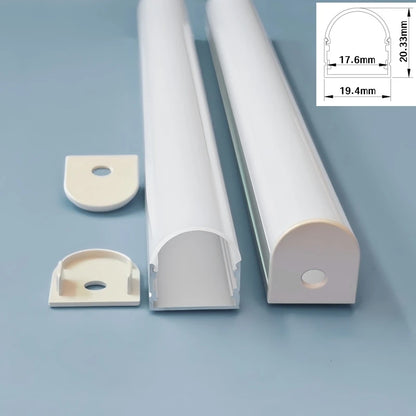 Three-Sided Glowing Led Aluminum Profile Tube Lamp Surface